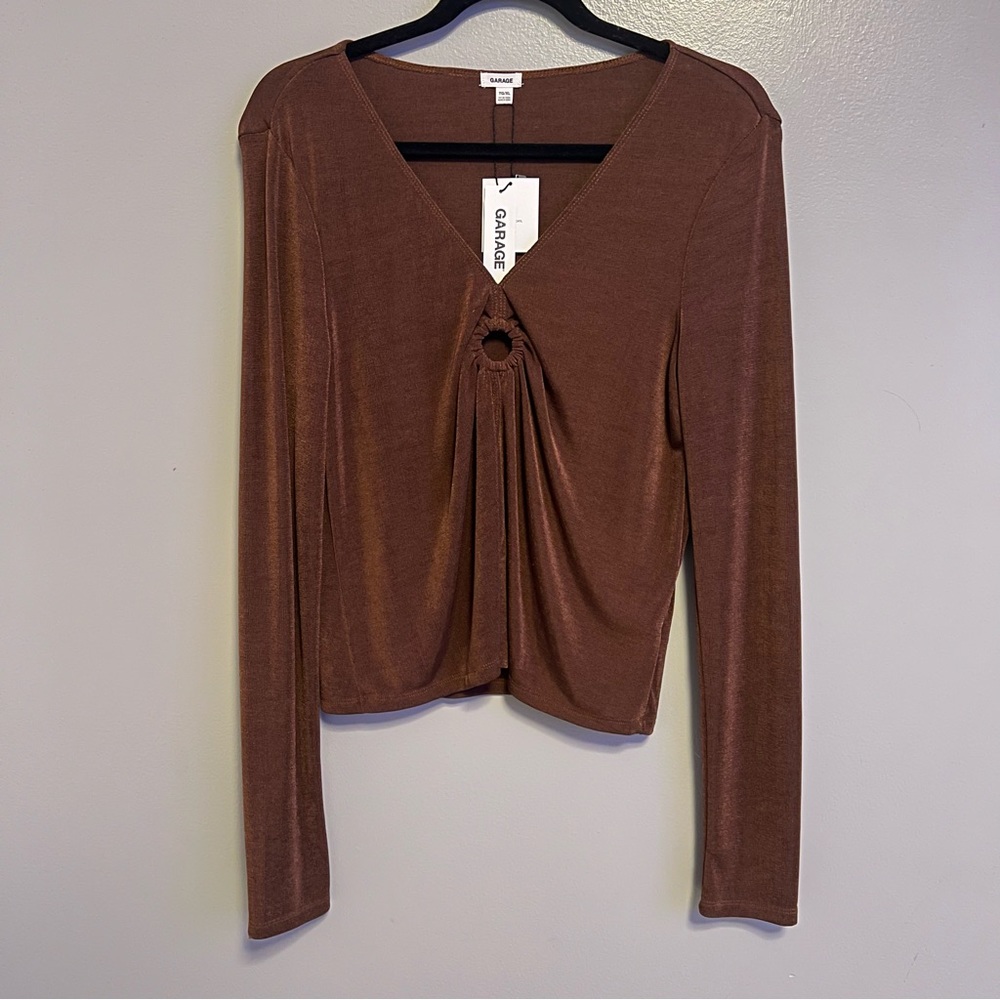 Brown Starkly Top